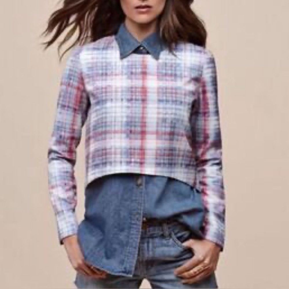 Nicholas checkered top